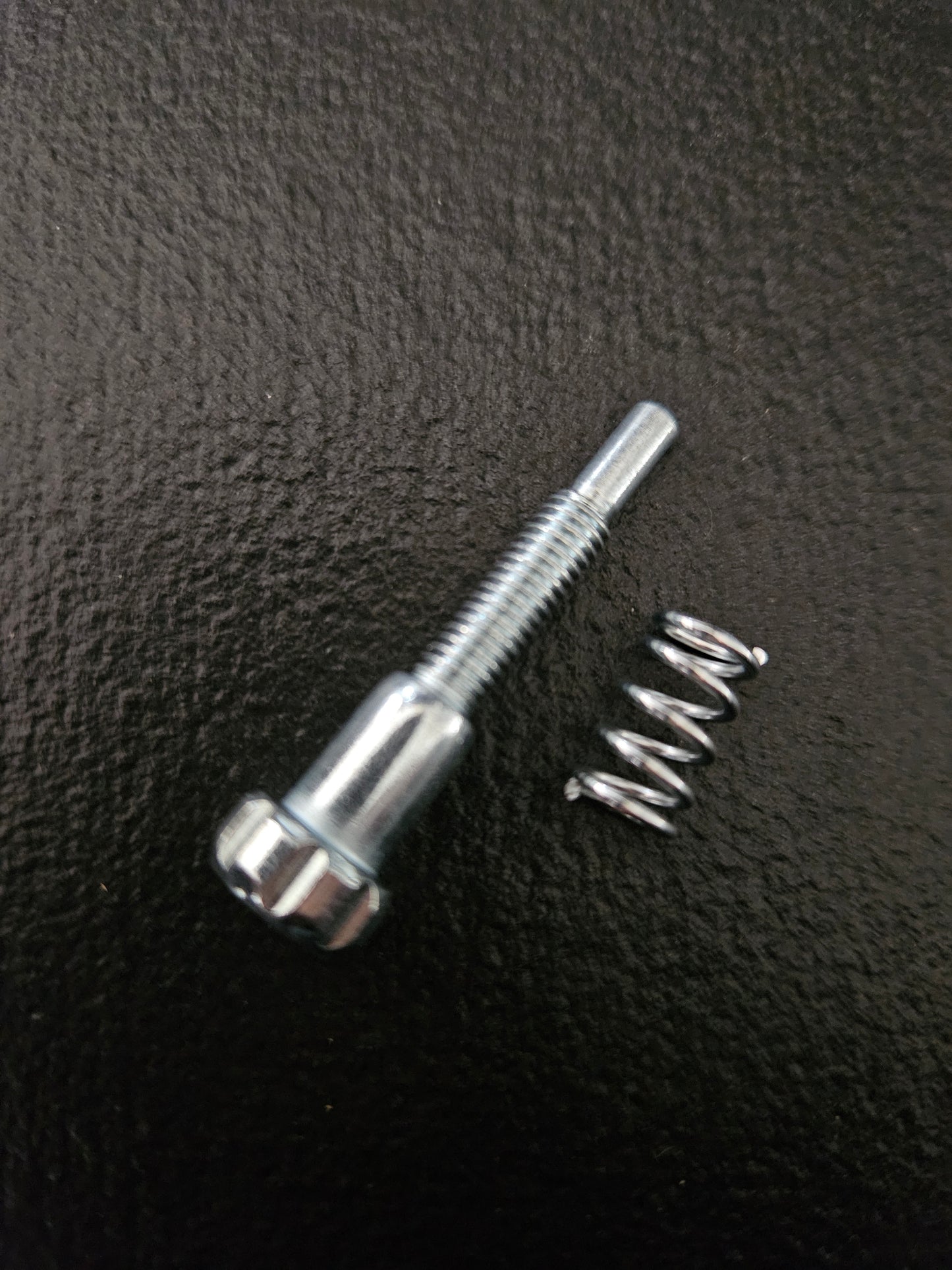 TS50 Carburetor idol screw and spring.