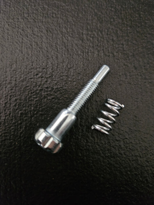 TS50 Carburetor idol screw and spring.