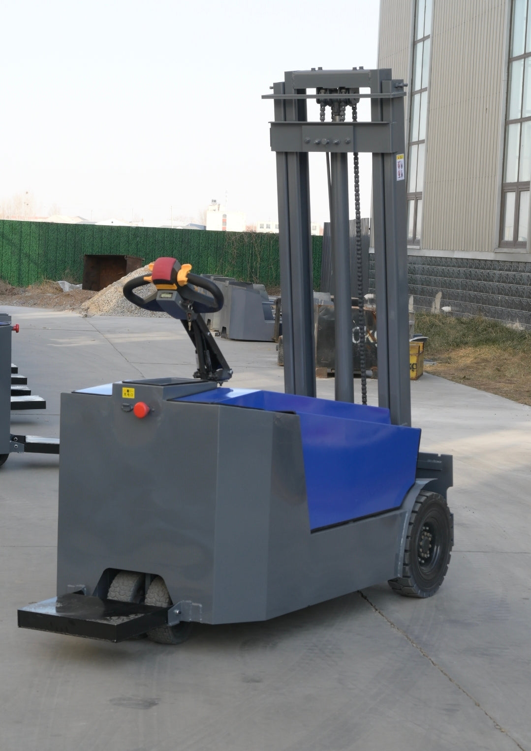JKS All-Terrain E15 Stand Up Forklift "Big Blue"
