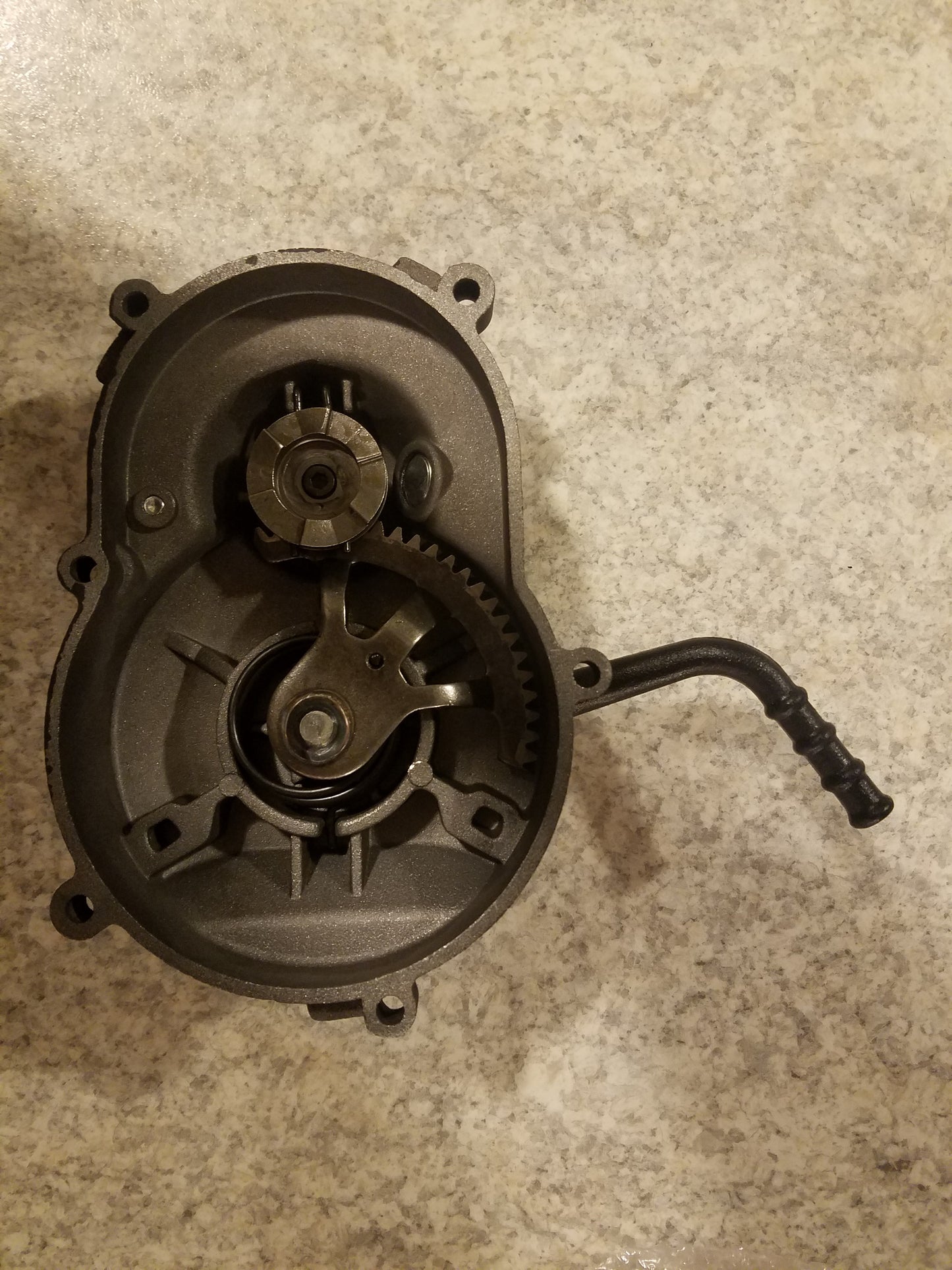 JKS TS 50 Clutch Side Cover Kick Start Assembly.