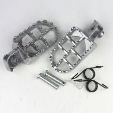 JKS TS 50 Foot pegs silver.